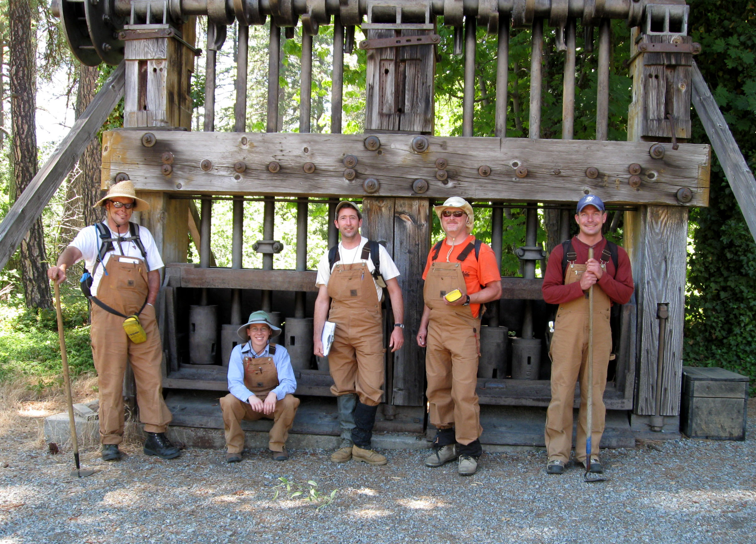 ASC crew at Empire Mine State Historic Park late 2010s