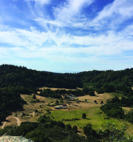 Overview of Locatelli Ranch in Santa Cruz County