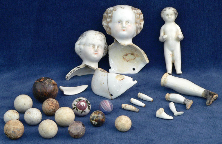 Toys from Atkinson privy