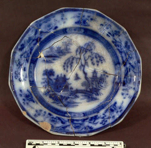 Plate in Hindustan Pattern