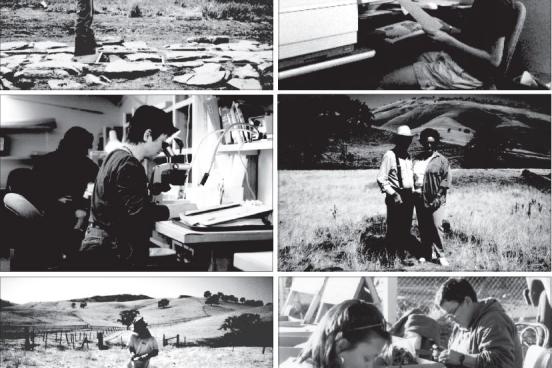 The project required a variety of skills: sketches using a portable grid; drafting computer graphics; oral-history interview of former residents; sorting and identifying animal bone; magnetometer surveys; and examining seeds Field and Lab Workers