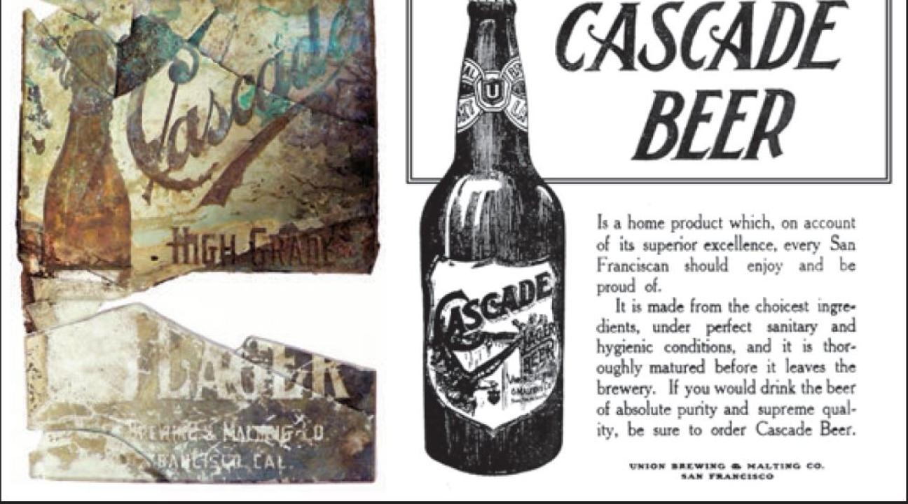 Cascade Beer Sign