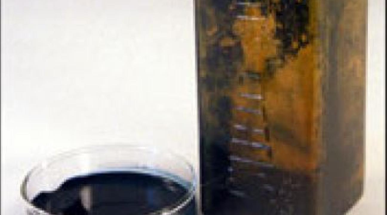 Bottle with Dye