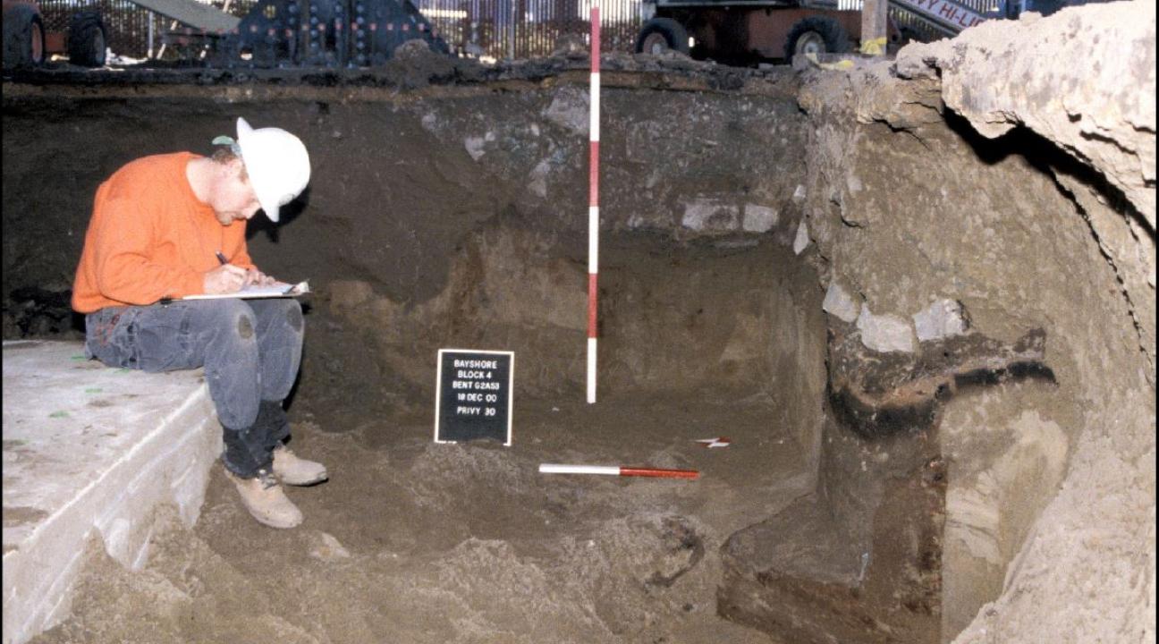 Privy excavation