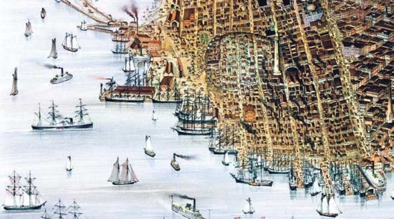 llustrated map of the neighborhood between Market St on the right and Mission Bay on the left.