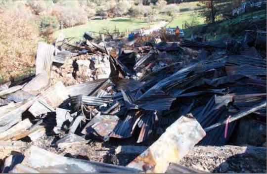 Curnow Ranch Cellar Destruction