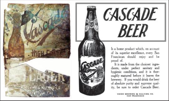 Cascade Beer Sign