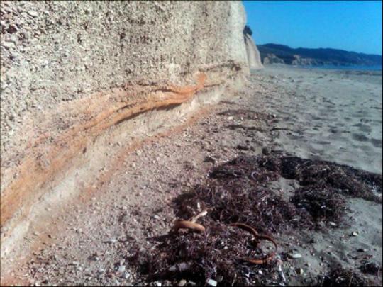 Cliff Base Erosion