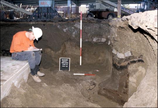 Privy excavation